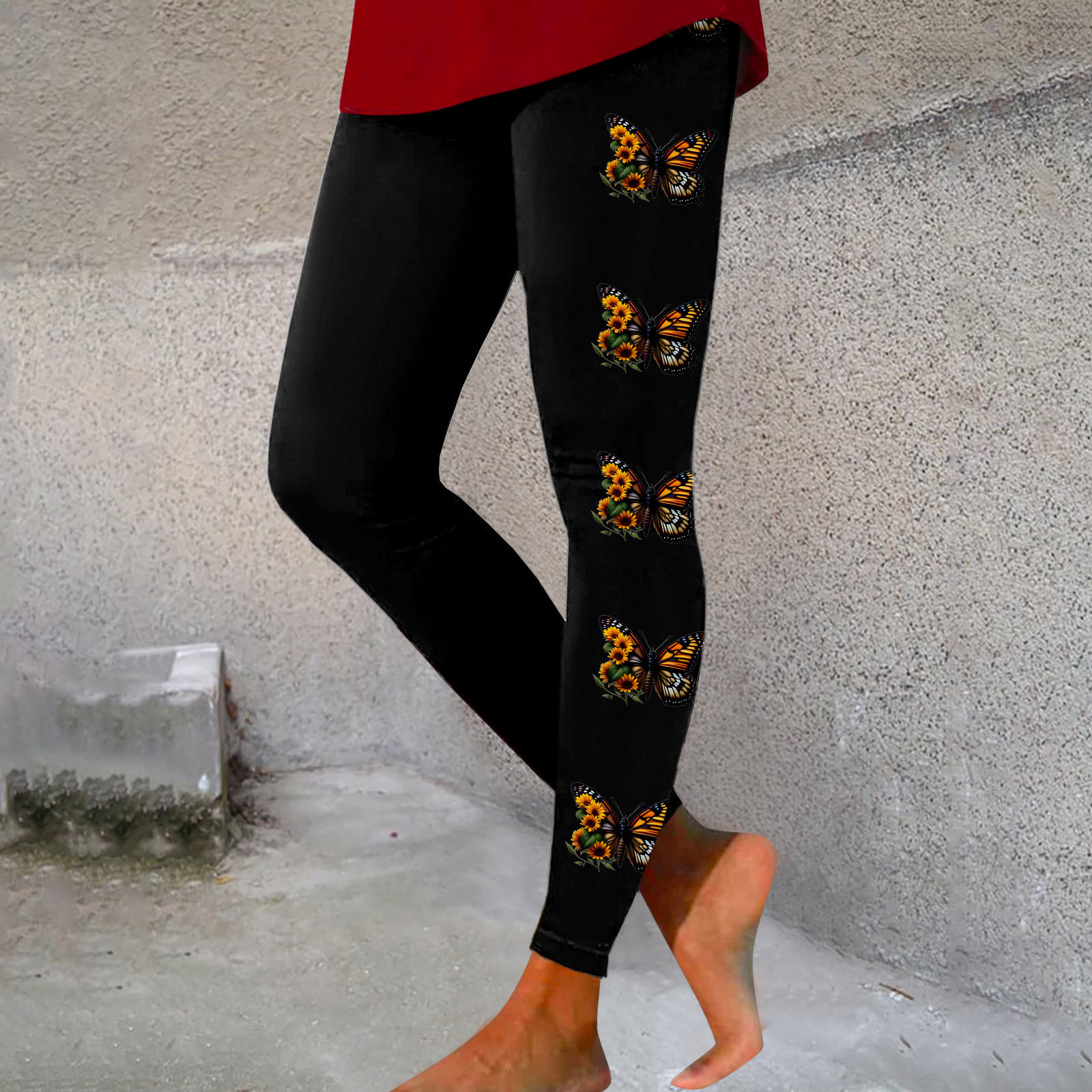 thumbnail image 1 of WILLBEST Leggings de Yoga Estampados Para Mujer, de Cintura Alta, Para Entrenar, Correr, Deportes, Cómodos y Elásticos, Ropa Deportiva 1325 Grande, 1 of 5